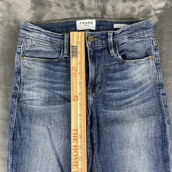 FRAME DENIM Le High Skinny Ankle Jeans, Light Wash - Size 26 - Picture 9 of 11